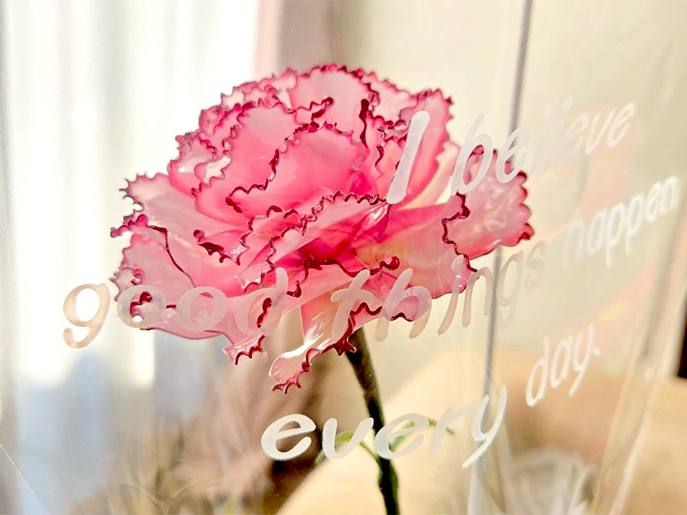 アメリカンフラワー 紅白椿他 ディップアート アルストメリア